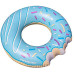 42 INCH DONUT RING - BLUE